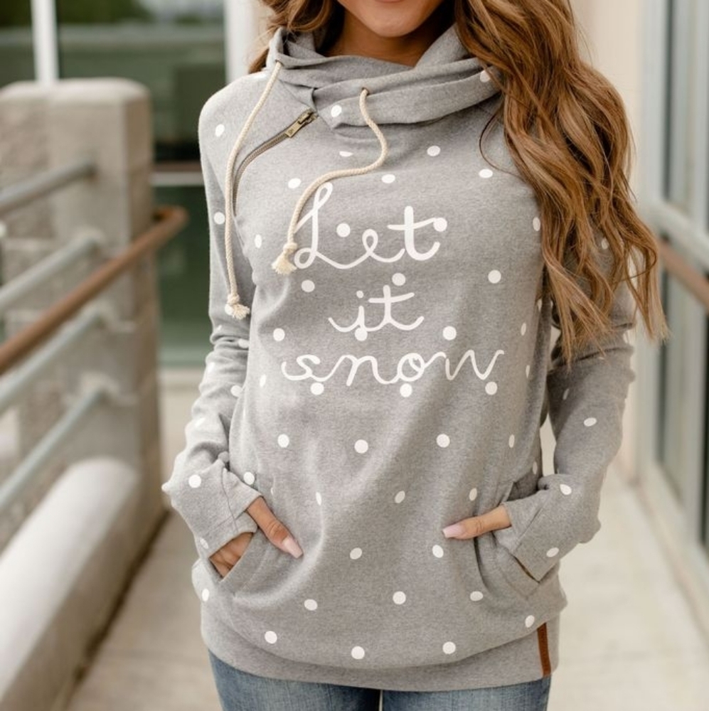 Let it Snow Ampersand Double Hoodie